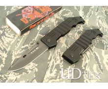 CUSP Head High Quality U.S.A.M9 Folding Knife Survival Knife with Aluminum Alloy Handle UDTEK01297